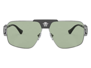 Versace Aviator Sunglasses Green Gunmetal (VE2251 1001/2)