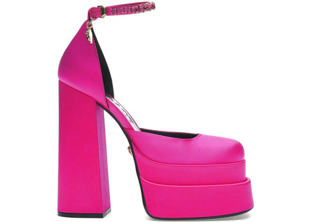 Versace Medusa Aevitas 155mm Platform Pumps Deep Fuschia