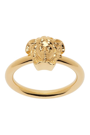 Versace Medusa Head Ring Gold
