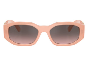 Versace Oval Sunglasses GreyPinkSilverSilver Nude Opal (VE4361 539258)