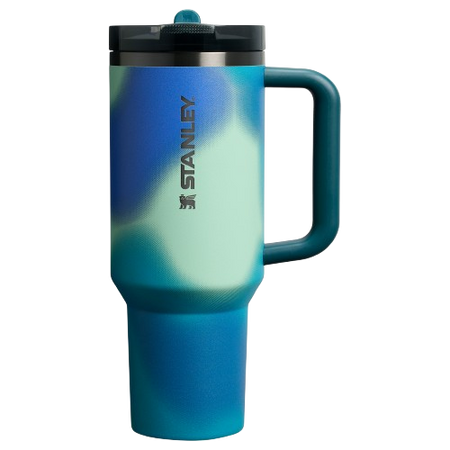 The New Frequency Quencher ProTour Flip Straw Tumbler Coastal Teal Motion