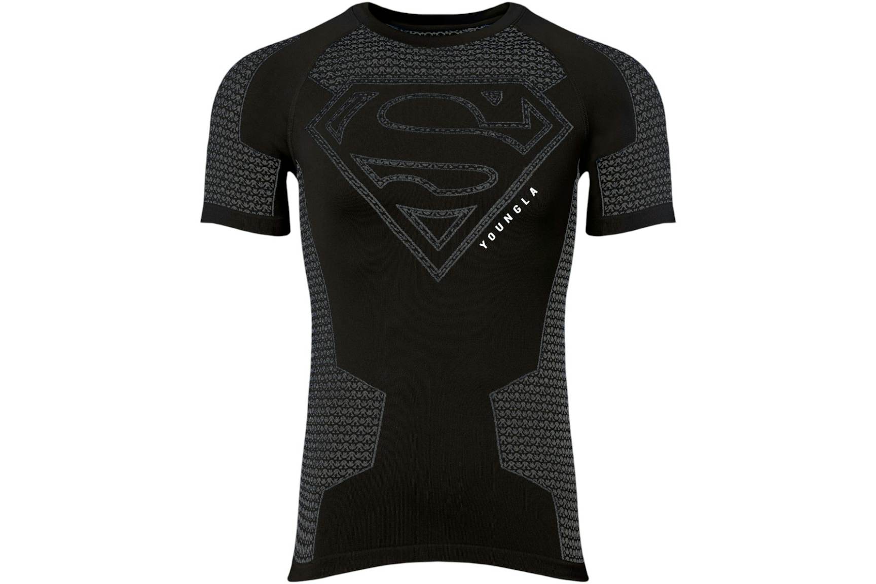 YoungLA x Superman Compression T-Shirt Black
