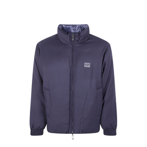 Reversible Wool-Blend Twill Down Jacket