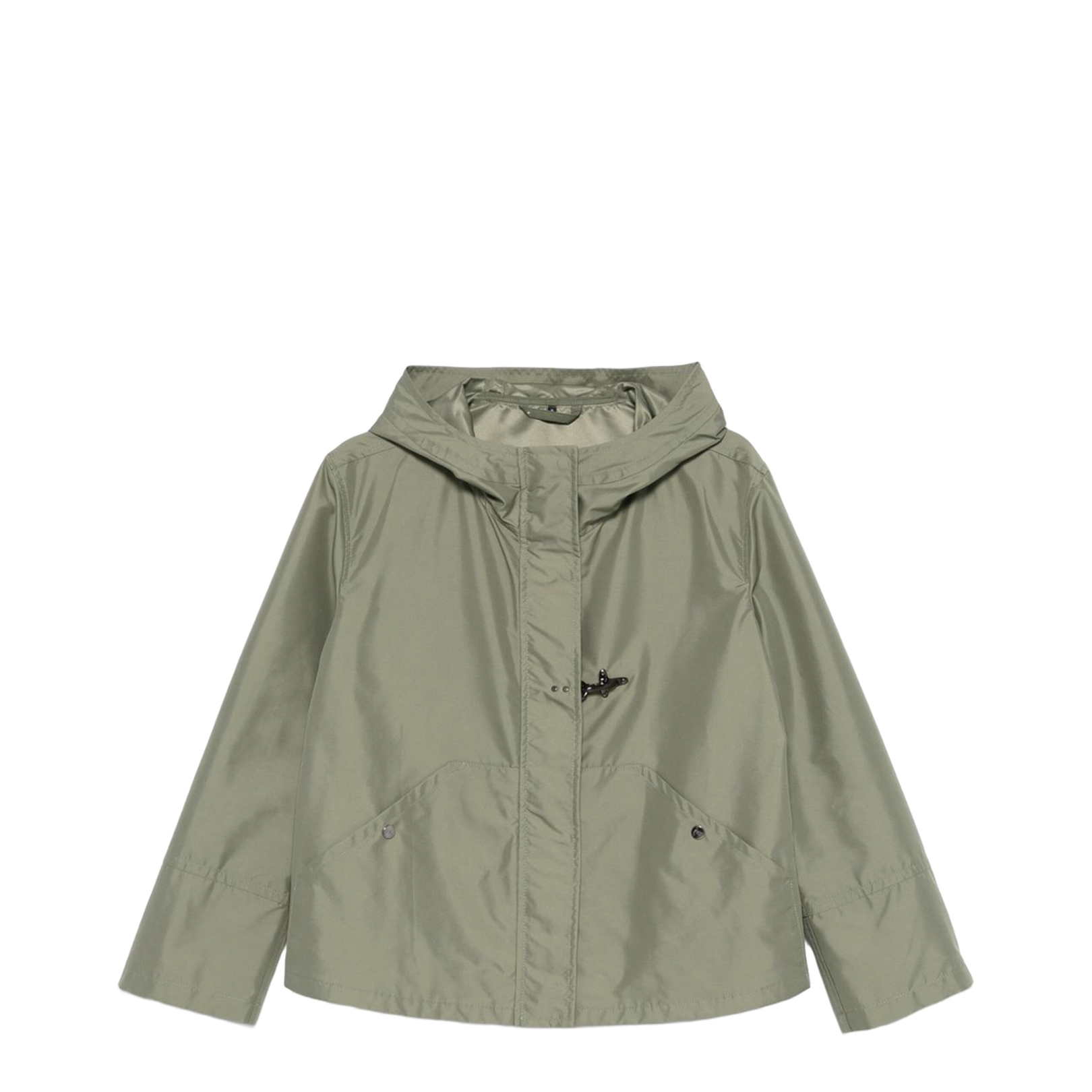 Shorts Parka Coat - Green