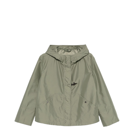 Shorts Parka Coat - Green
