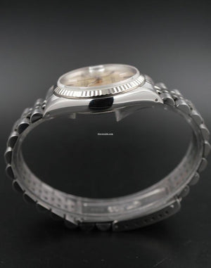Rolex | Datejust | 16014 | White gold | 36 mm | Steel | White | Automatic