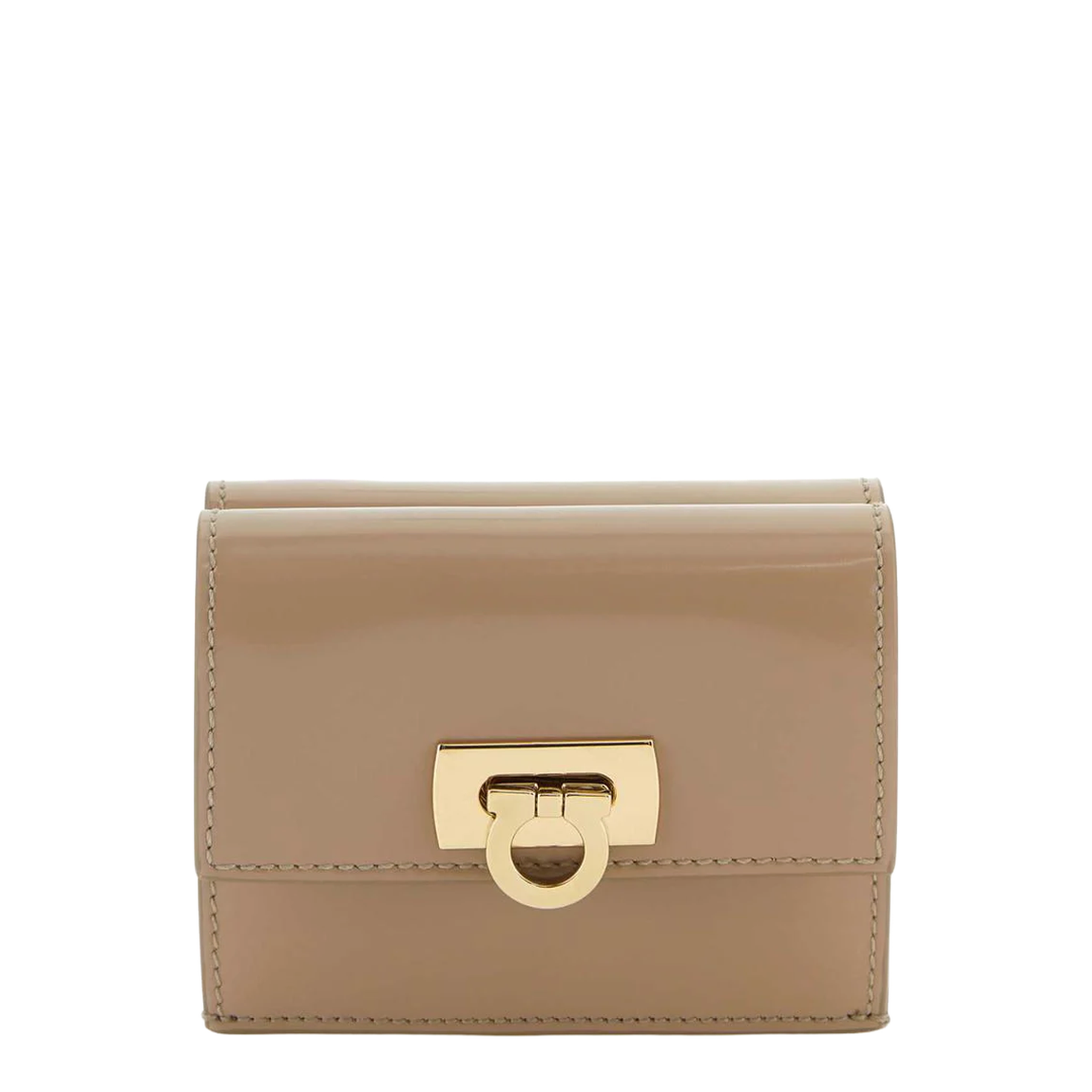 Clasp Wallet, Gold Hardware