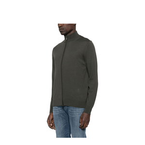 High Neck Zip Fastening Sweater