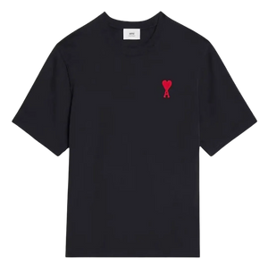 Ami Paris Tonal Ami De Coeur S/S T-Shirt Black
