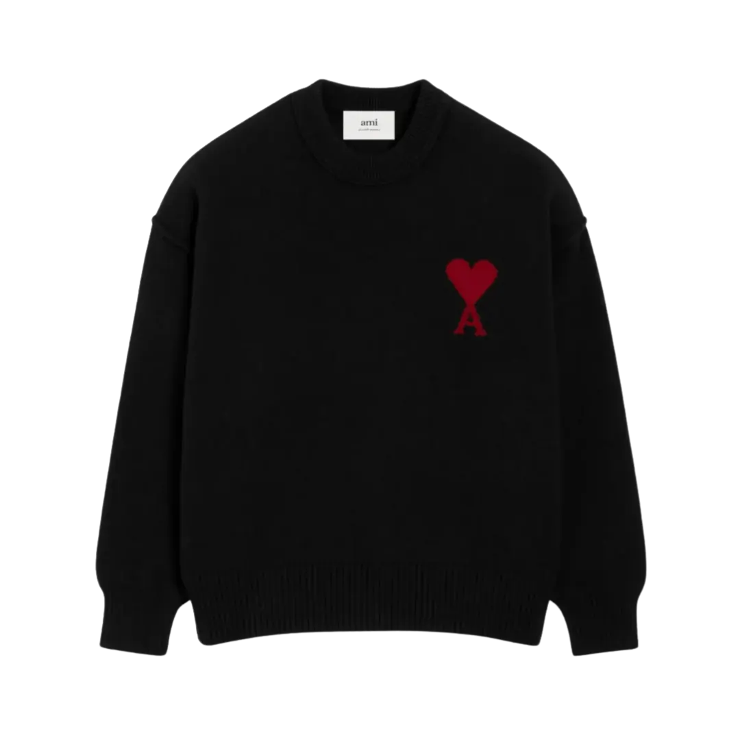 Ami De Coeur crew-neck wool sweater