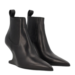 Rick Owens 80mm Sharp Ankle Boots Black