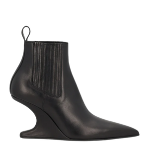 Rick Owens 80mm Sharp Ankle Boots Black