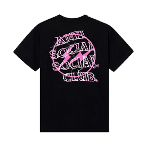 Anti Social Social Club x Fragment Pink Bolt T-Shirt