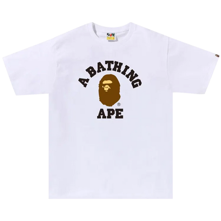 Bape - College T-Shirt White