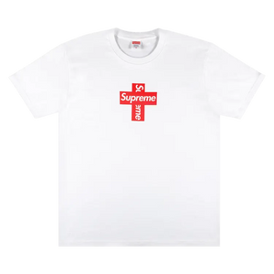 Supreme Cross Logo White T-Shirt