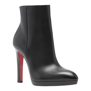 Fannylove Booty - 120 mm Low Boots - Calf Leather - Black