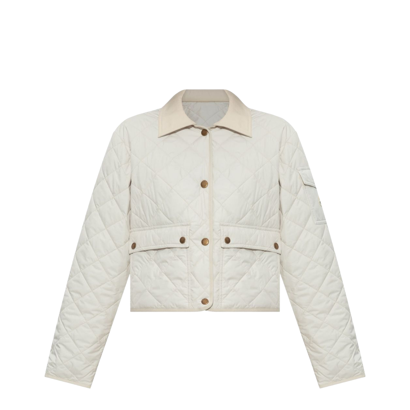 Chitre Diamond-Quilted Padded Shirt Jacket