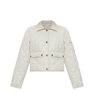 Chitre Diamond-Quilted Padded Shirt Jacket