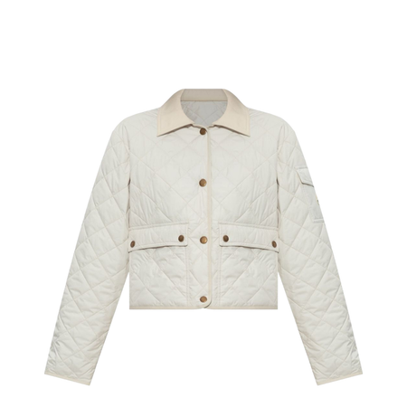 Chitre Diamond-Quilted Padded Shirt Jacket