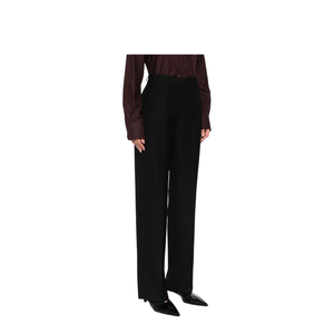 Wool Blend Suit Trousers