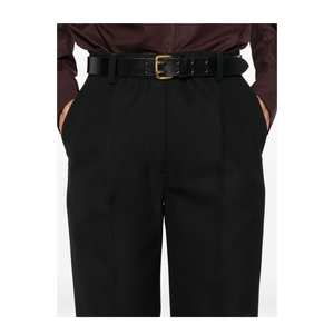 Wool Blend Suit Trousers