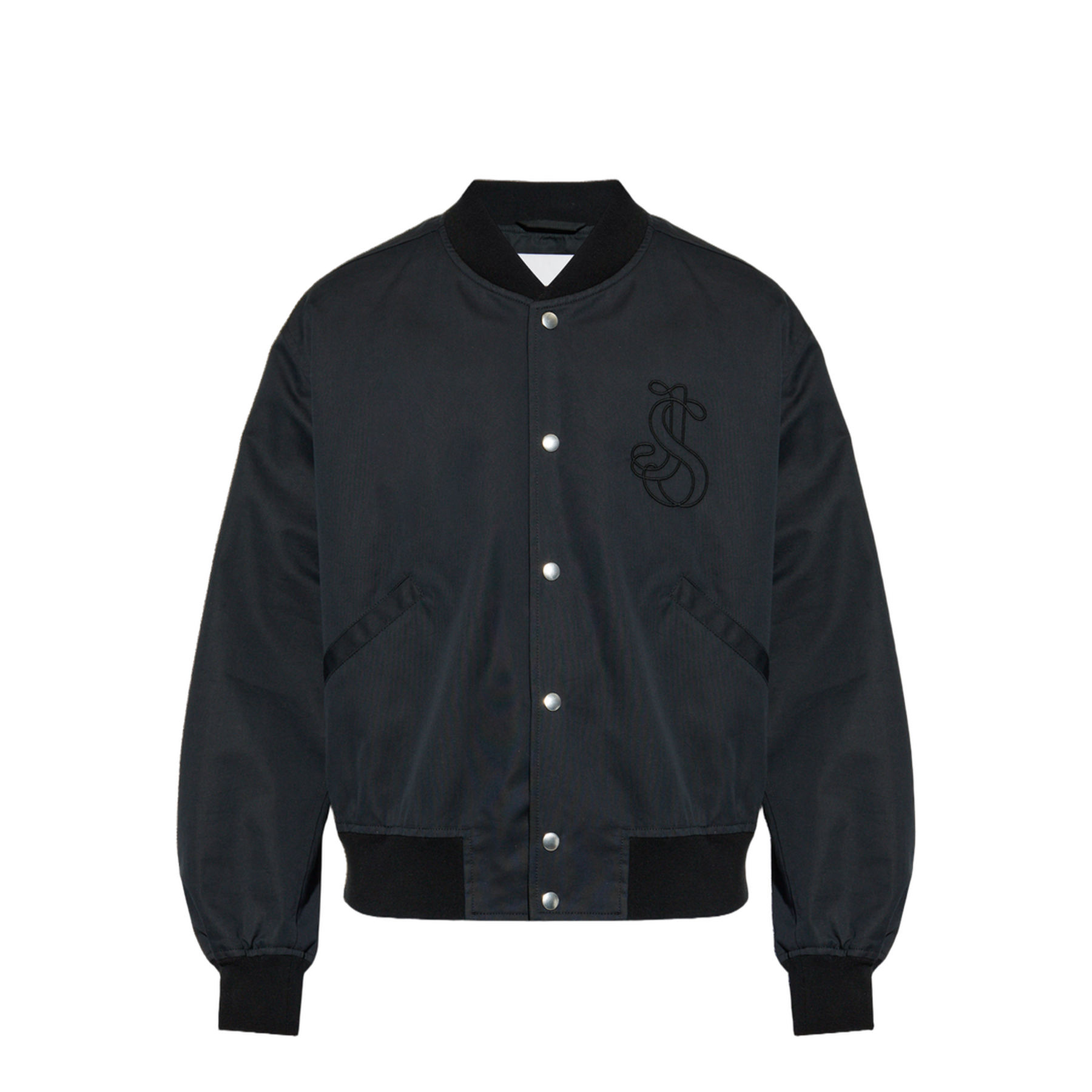 Logo Bomber Jacket - Black