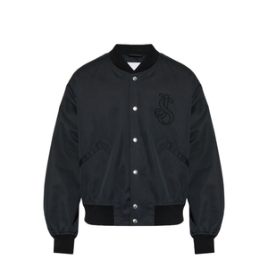 Logo Bomber Jacket - Black