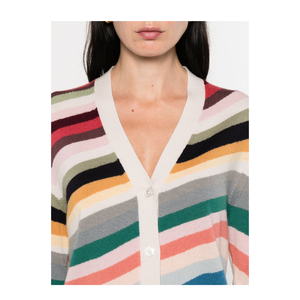 Striped Wool Cardigan