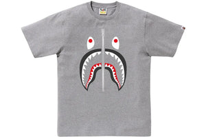 BAPE A Bathing Ape Shark T-Shirt Gray