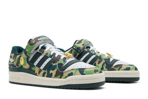 Bape x Adidas Forum 84 Low 30Th Anniversary Green Camo