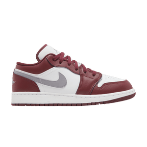 JORDAN 1 LOW WHITE BORDEAUX (GS)