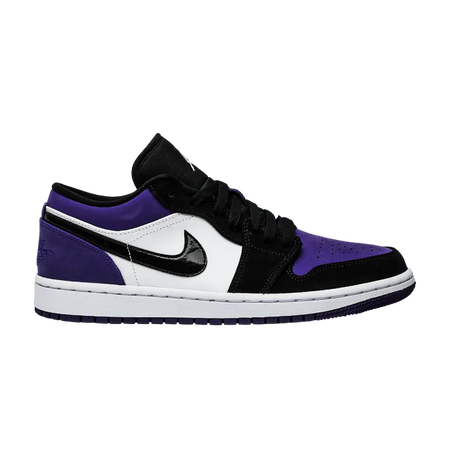 NIKE AIR JORDAN 1 LOW COURT PURPLE