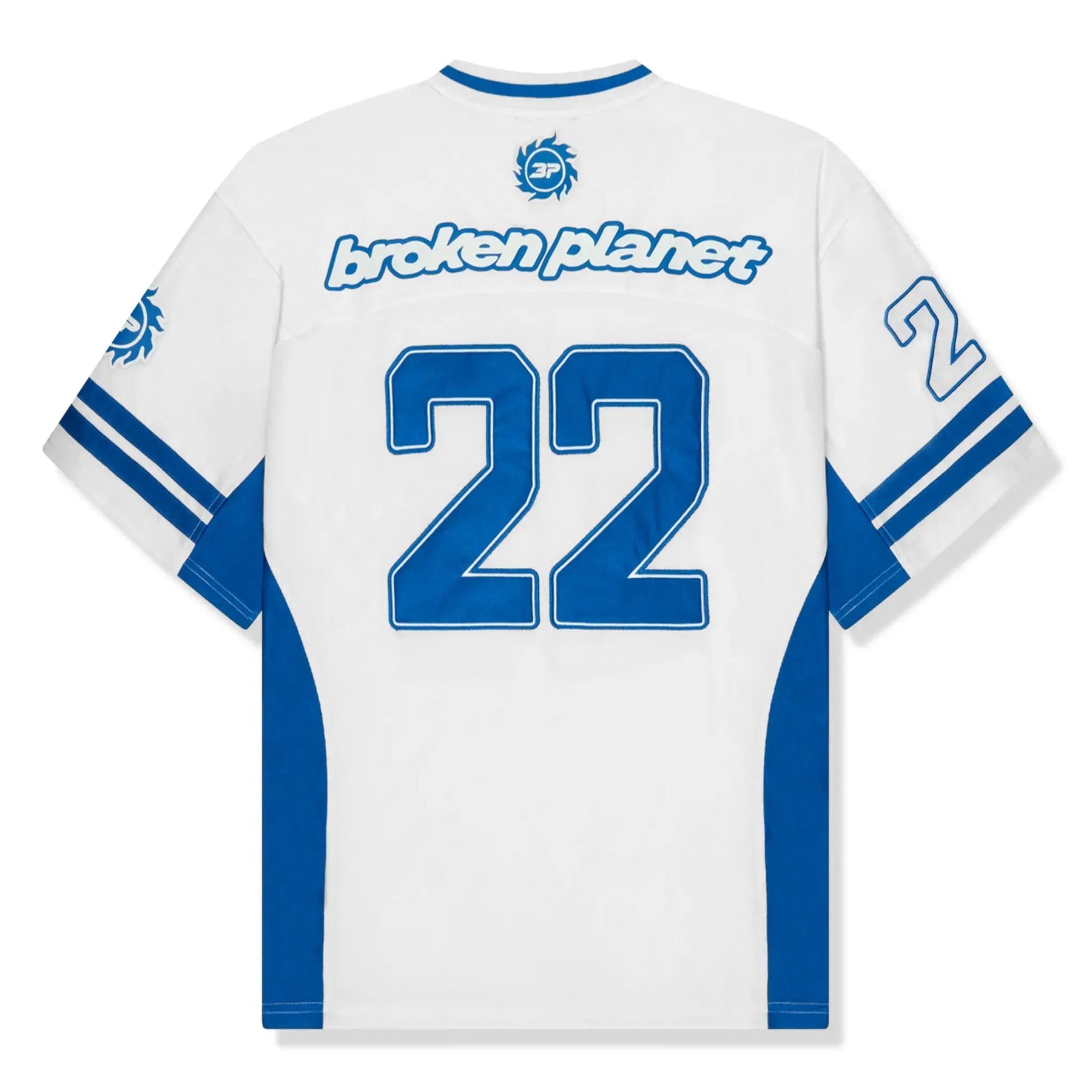 Broken Planet Football Jersey (FW24) White/Blue