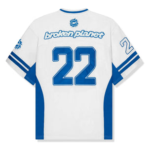 Broken Planet Football Jersey (FW24) White/Blue