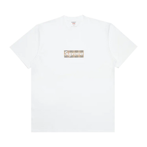 Supreme x Burberry Box Logo White T-Shirt