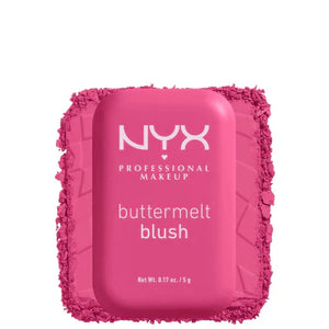 NYX Professional Makeup Buttermelt Powder Blush up to 12H Wear- Butta with time