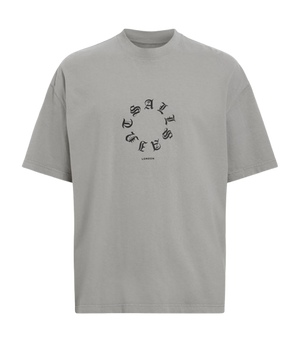 ALL SAINTS FRAKTUR SS GREY TRINITY GREY