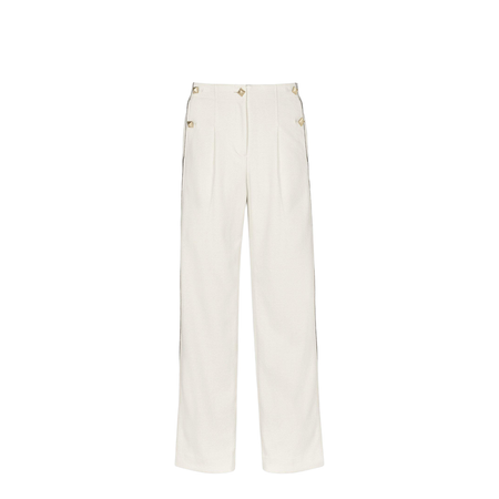 Wide-Leg Bouclé Pants