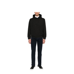Lyocell-blend Jacquard Jersey Hoodie