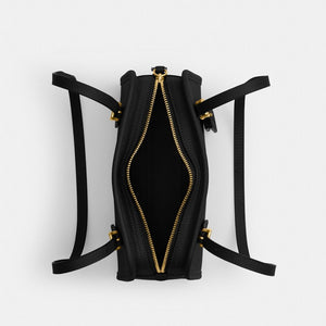 Coach Swing Zip Bag 20 Brass-Black