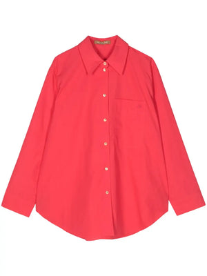 Caprice organic cotton button-up shirt
