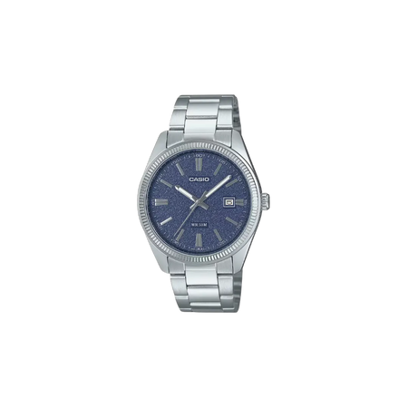 Casio Standard Analog Blue Dial MTP-1302DA-2A1V Stainless Steel Watch