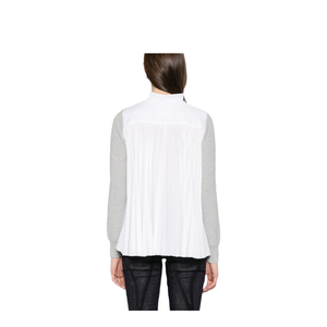 White V-Necked Cardigan