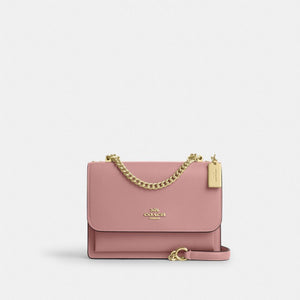 Coach Klare Crossbody Bag Gold Pink Petal