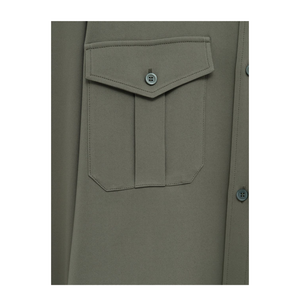 Shirt in Viscose Blend Green