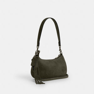 Coach Teri Mini Crossbody Bag Gunmetal Army Green