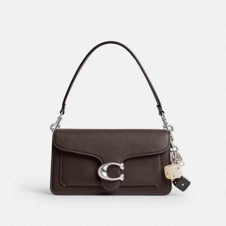 Coach Dice Bag Charm Light Antique Gold Silver Black Multi