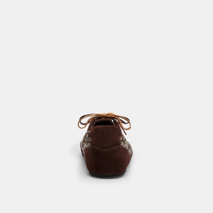 Men's Coach Soft Sneaker In Signature Jacquard Maple Oak