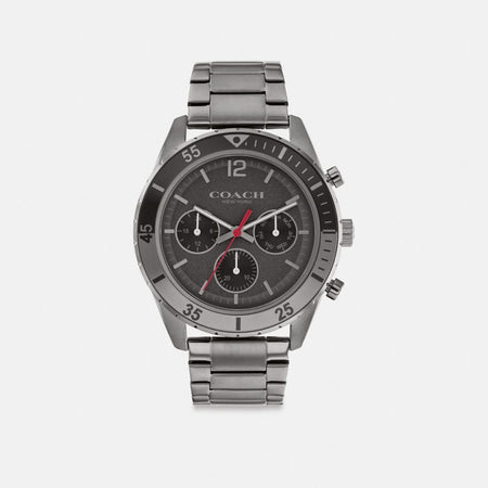 Coach Cole Watch, Dark Grey - 44 mm