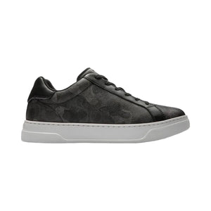 Coach Men's High Line Sneaker In Signature Camo Print Camo   Black